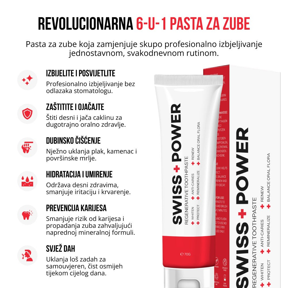 Regenerative toothpaste 6-in-1